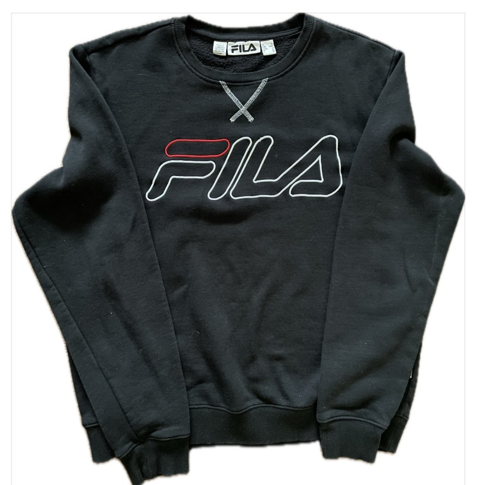 Fila Black Crewneck Sweatshirt